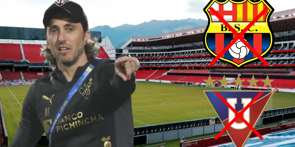 Ni a Liga de Quito ni Barcelona SC, el destino que podría tener Luis Zubeldía