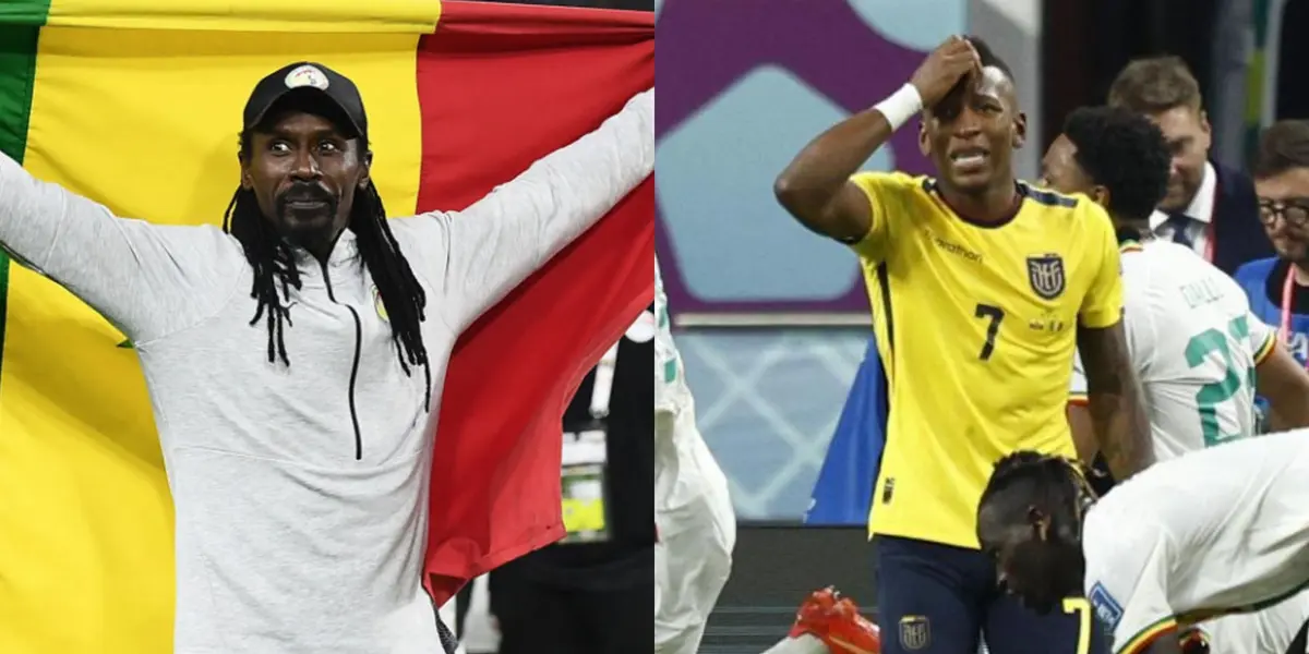 El estratega de Senegal habló en rueda de prensa de como le ganó a Ecuador 