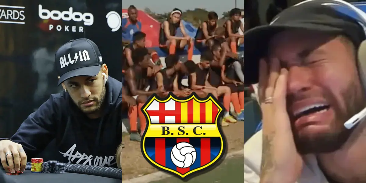 El ex jugador de Barcelona SC hoy ayuda a los más jóvenes para que no anden en malos pasos, mientras Neymar gasta su dinero en apuestas