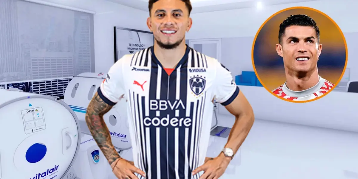 El jugador del Monterrey se compró una máquina para acelerar su recuperación y llegar al Mundial 