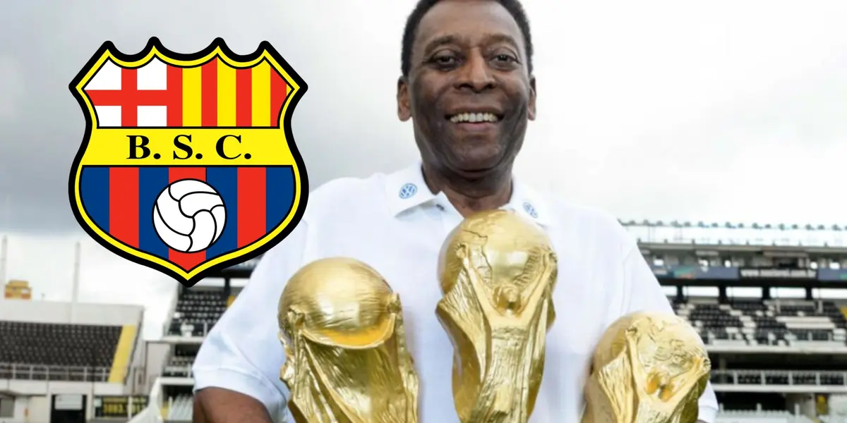 El jugador dio un golpe de autoridad cuando Pelé vino a Ecuador