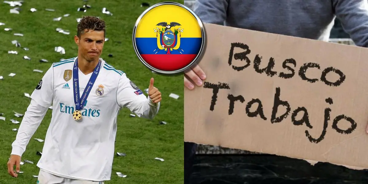 El jugador ecuatoriano tuvo la oportunidad de estar en el Real Madrid y compartir con Cristiano Ronaldo pero ahora está desaparecido