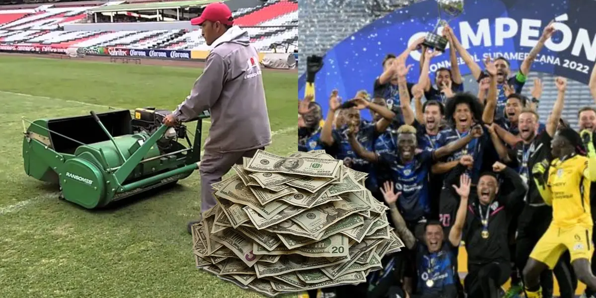 El jugador levantó la Copa Sudamericana y es un crack, pero en sus inicios ayudaba a su papá en el trabajo en un estadio