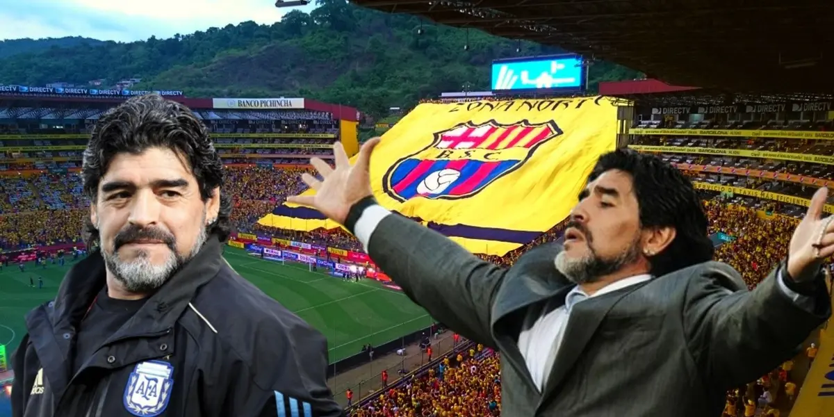 El jugador que fue mimado de Maradona, le fue mal en Barcelona SC y ahora juega en segunda