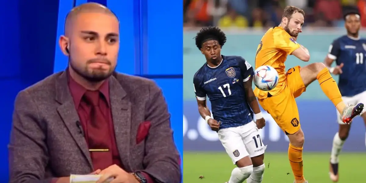 El periodista colombiano habló luego del empate de Ecuador contra Países Bajos