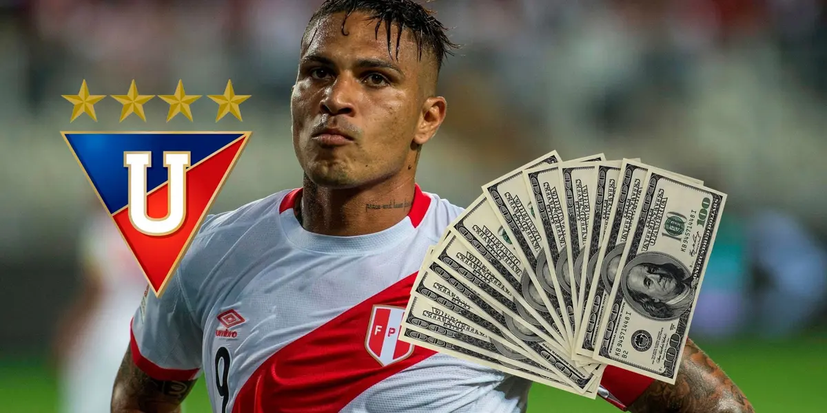 El sueldo para Paolo Guerrero en Liga de Quito ¿Será que llega?