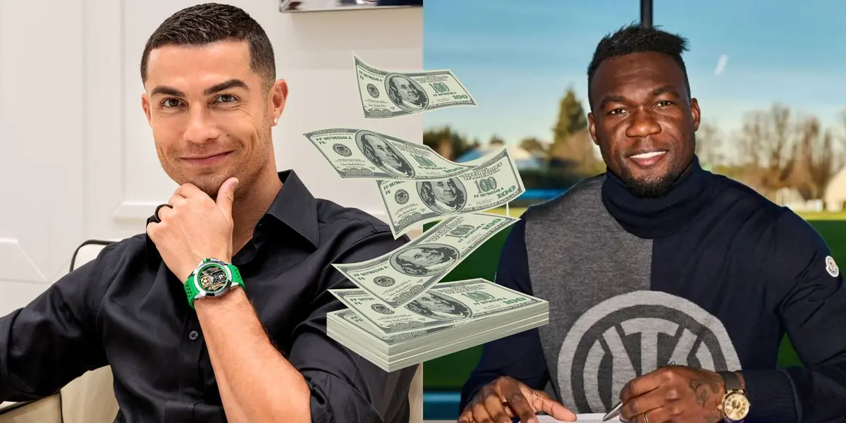 Esto cuesta el reloj que tiene Felipe Caicedo, mientras Cristiano Ronaldo usa uno de 178 mil dólares