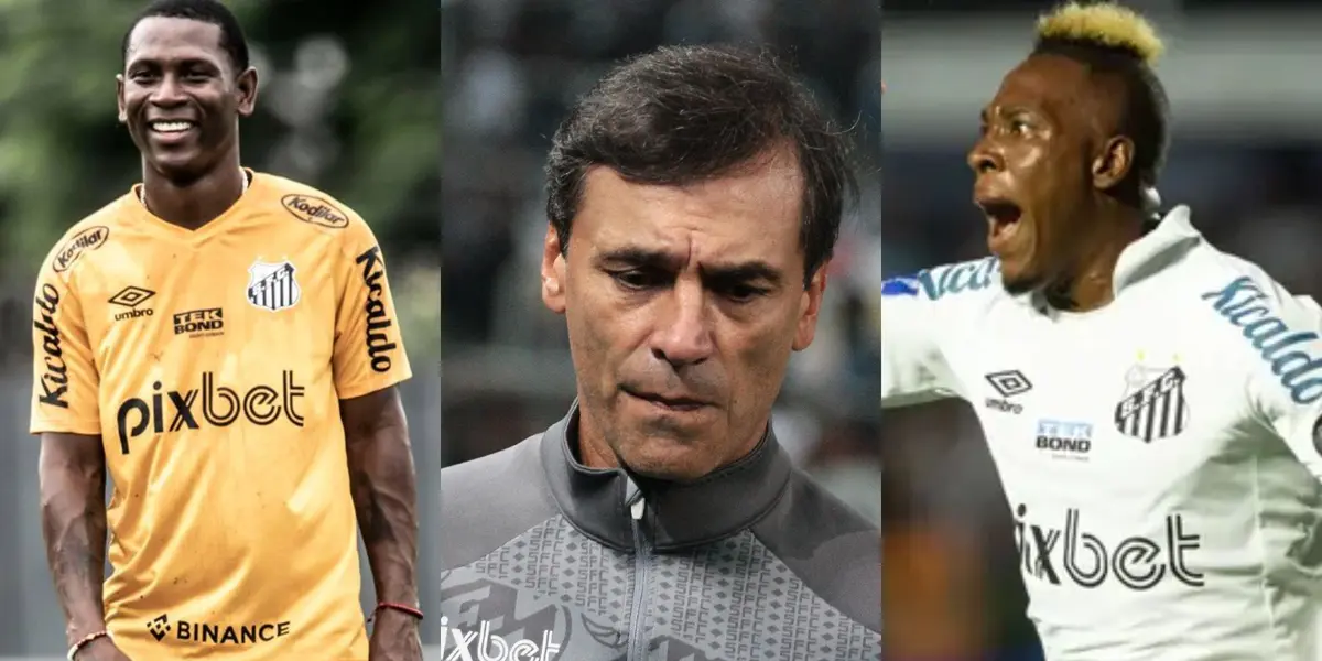 Fabián Bustos no la pasa bien en Santos y desde semanas atrás se habla en Brasil de una trinca de los jugadores