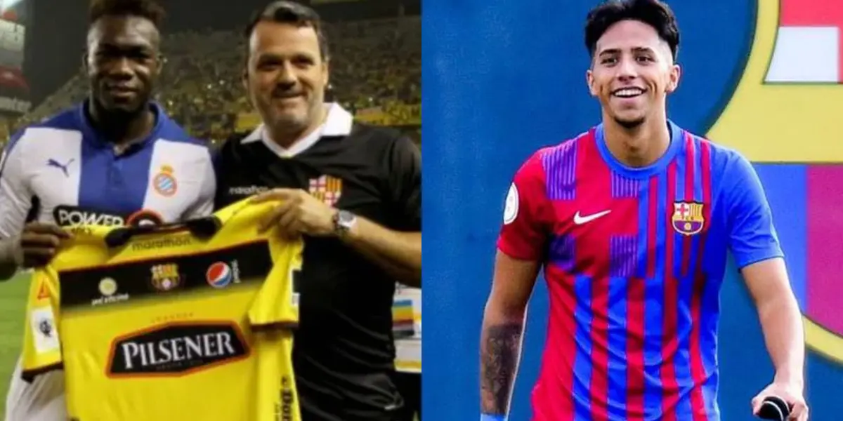 Felipe Caicedo es hincha de Barcelona SC pero Diego Almeida fue quien le dio una lección de amor por los colores