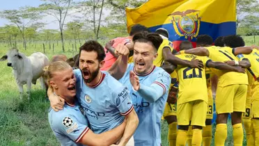Fondo ganado, jugadores Manchester City, jugadores selección Ecuador. Foto tomada de: Contexto Ganadero/Sporting News/La Tri