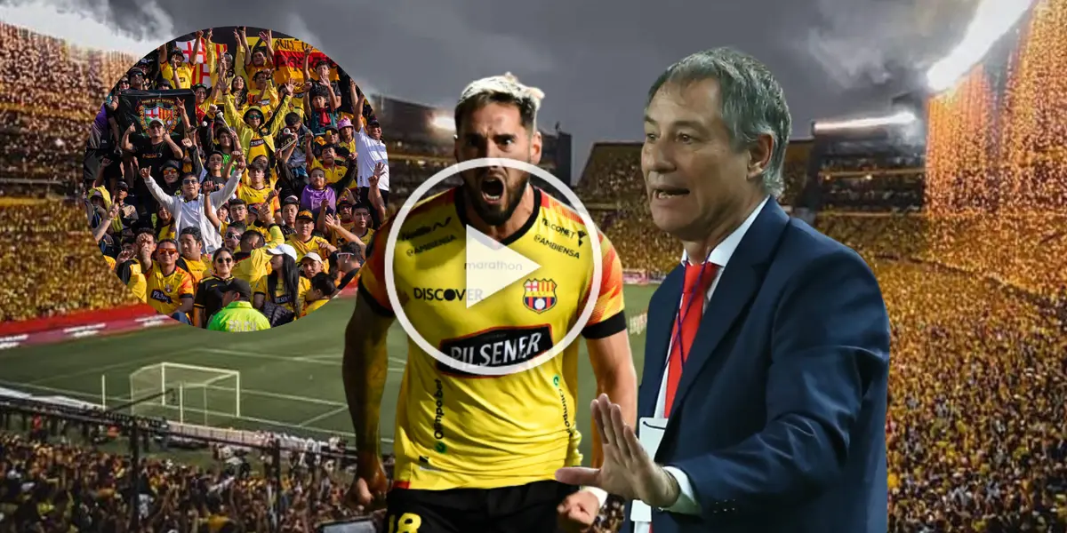 (VIDEO) Junto a un compañero inesperado, Ariel Holan llegó a Ecuador para ver el Emelec vs Barcelona SC 