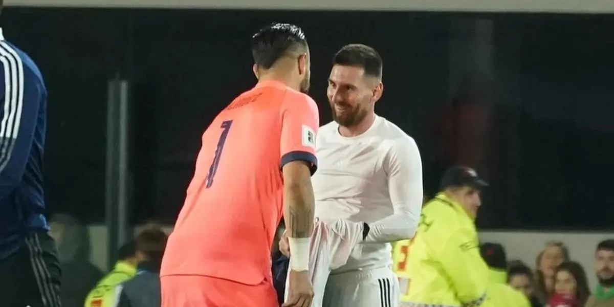 Hernán Galíndez sacó a la luz lo que hizo con la camiseta que intercambió con Lionel Messi