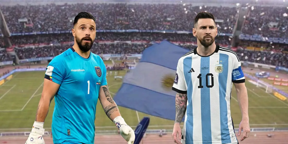 Hernán Galíndez se quedó con un remate difícil de Lionel Messi