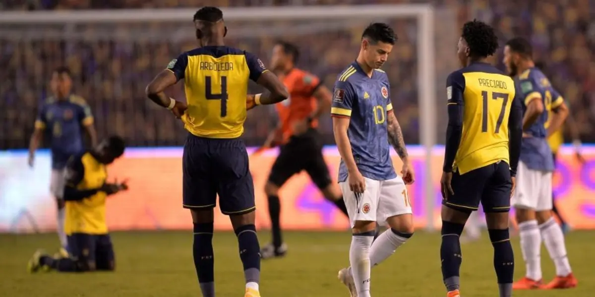 James destapó la verdad del 6 a 1 frente a Ecuador