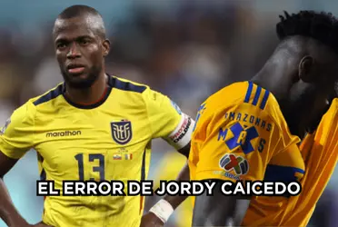 Jordy Caicedo tuvo un gol claro y no pudo