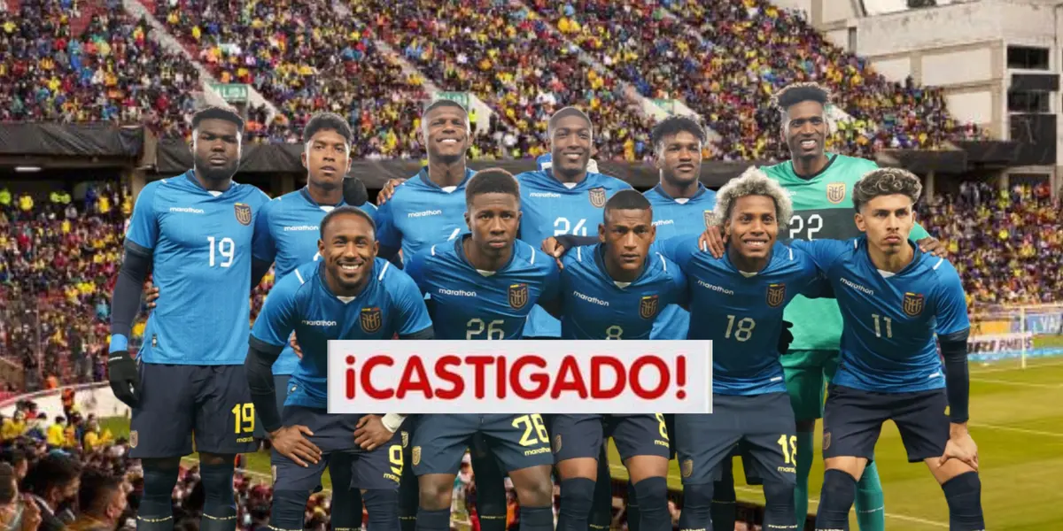 Jugador de la Selección de Ecuador fue castigado