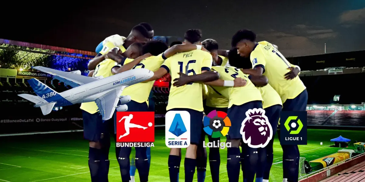 Jugadores de la Selección de Ecuador y grandes ligas de Europa