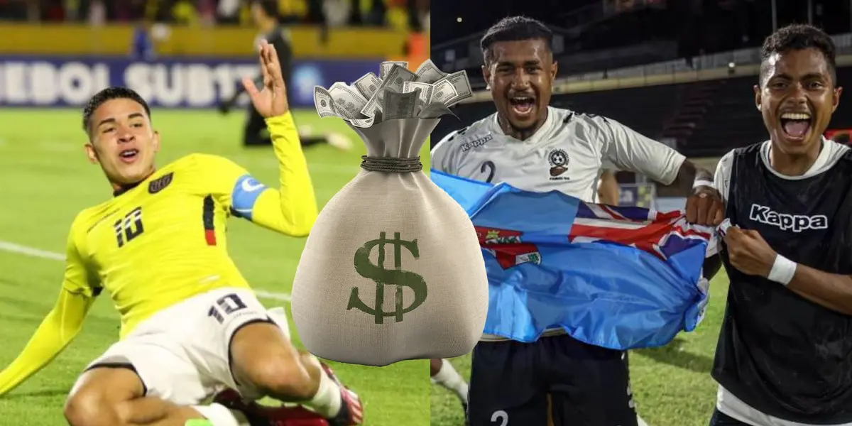 Kendry Páez es el jugador más costoso de Ecuador, mientras la Selección de Fiyi tiene este valor