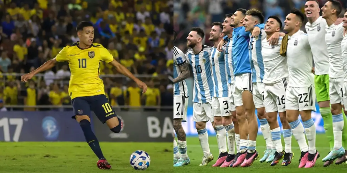Kendry Páez se ganó el apodo de un campeón del mundo con Argentina, pero no es Lionel Messi