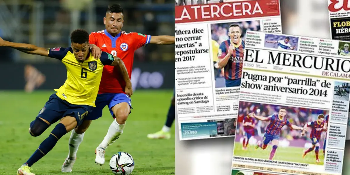 La prensa chilena no pudo creer que la FIFA le diera la razón a Ecuador y no les dieran la chance de ir al Mundial