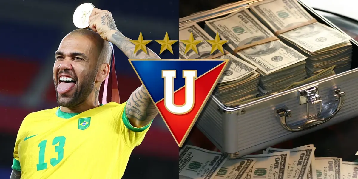 Liga de Quito dejó ir a un jugador que hoy es figura y por ello vale millones, además que compartirá plantel con Dani Alves