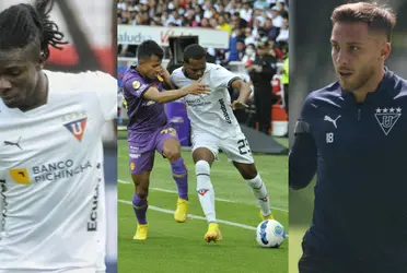 Liga de Quito empata en el primer tiempo contra Aucas y un jugador albo se pone el traje de líder en el plantel