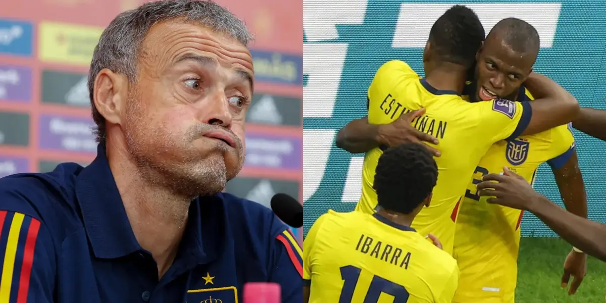 Luis Enrique, entrenador de la Selección de España, habló sobre lo sucedido en el cotejo de debut entre Ecuador y Qatar