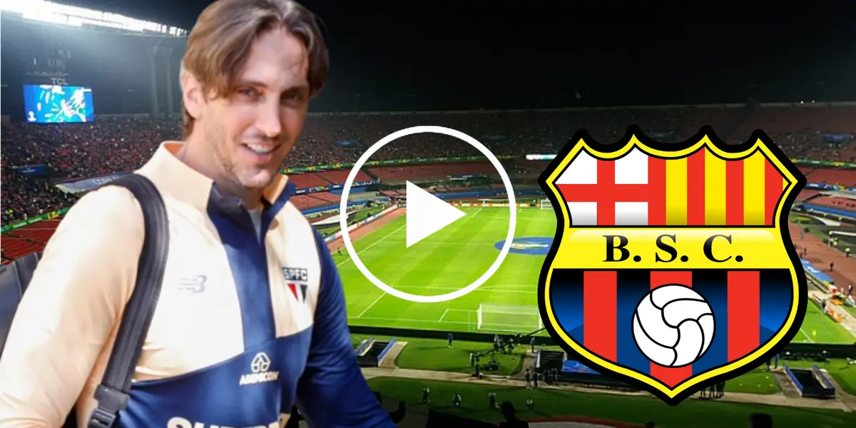 (VIDEO) Casi le pega al asistente, la furia de Zubeldía en el partido frente a Barcelona SC