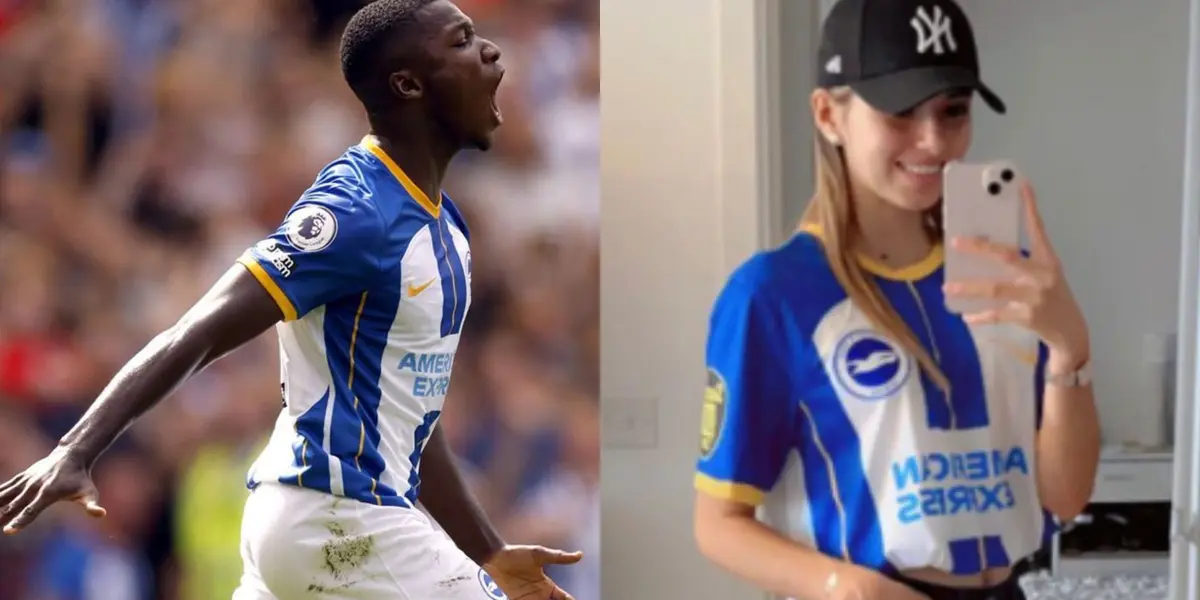 Moisés Caicedo anotó en la goleada del Brighton y mira a quién dedicó el tanto, pero no fue a su novia según captaron los medios