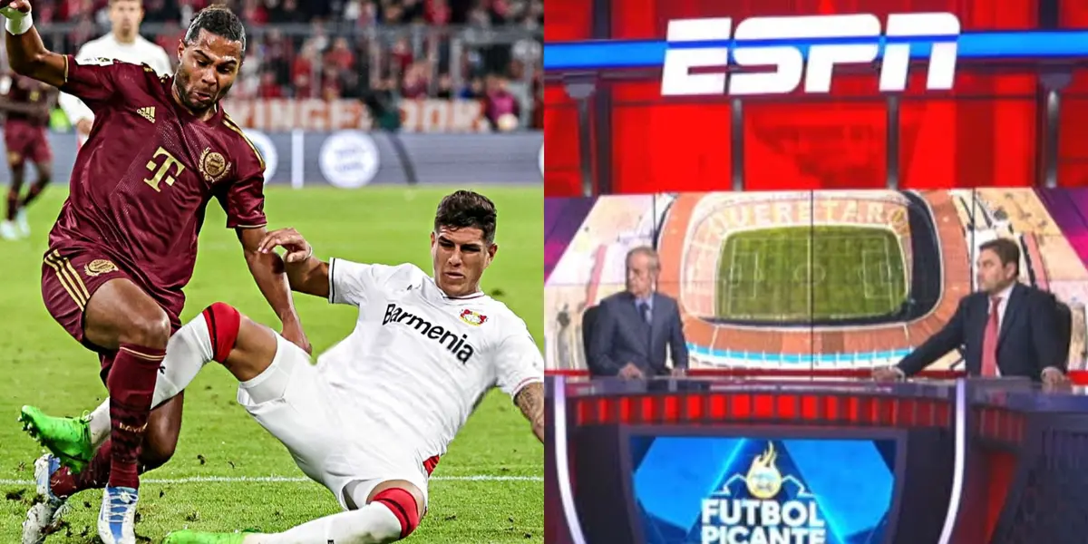 Piero Hincapié ingresó y la defensa del Leverkusen se arregló. Pese a la goleada del Bayern Múnich, ESPN elogió al ecuatoriano