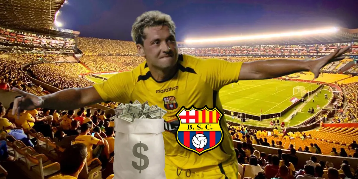 Barcelona SC no fue el único, el equipo al que Rolando Zárate le sacó 300 mil dólares por un partido