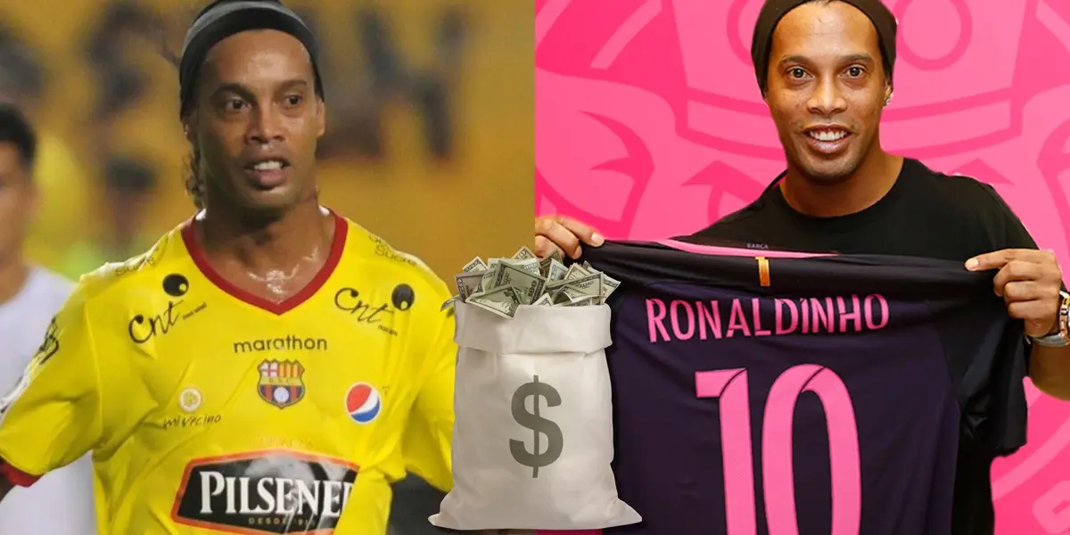Ronaldinho volverá a las canchas en la King's League, luego de pasar por varios equipos incluyendo a Barcelona SC