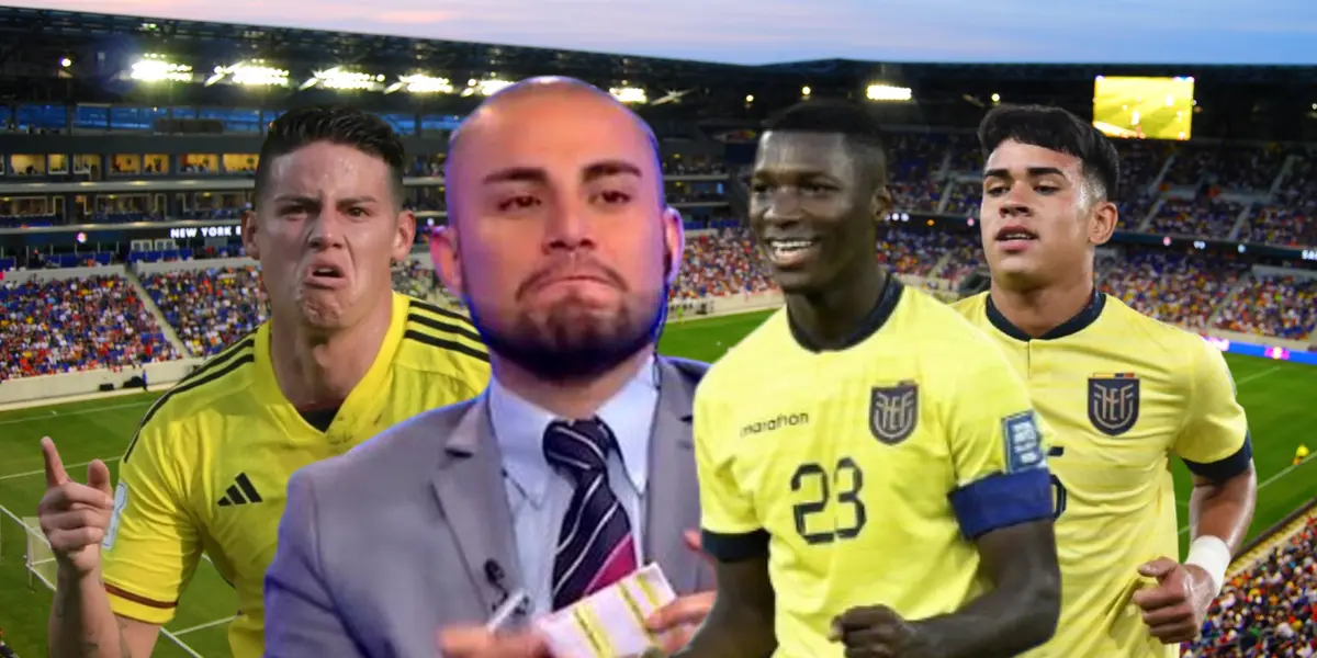 Samuel Vargas y su reacción cuando escuchó que Ecuador es mejor que Colombia