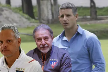 Santiago Jácome no trabaja más en Liga de Quito. 