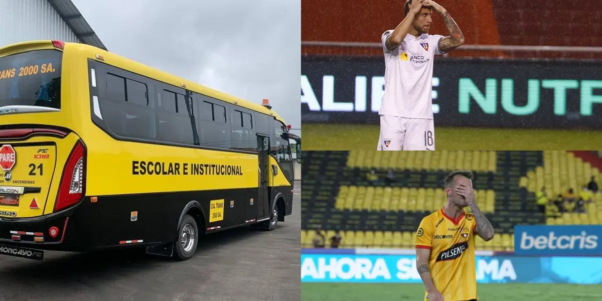 Supo amargar a Liga de Quito y Barcelona SC, pero ahora se moviliza en bus escolar