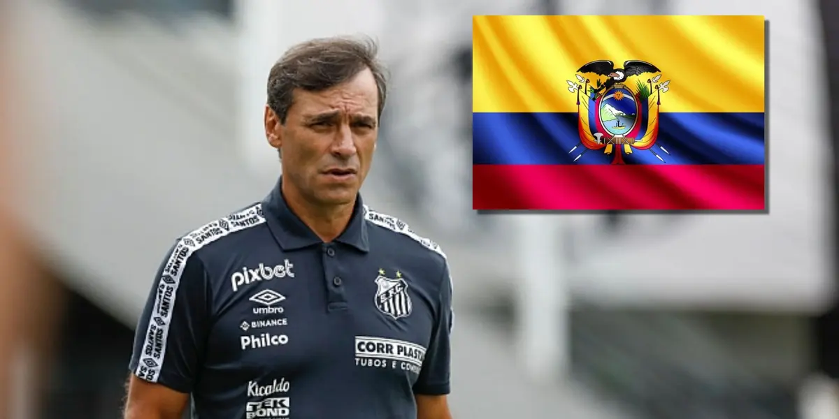 Un ecuatoriano le amargó a Fabián Bustos y ha provocado que su puesto esté en la cuerda floja en Santos FC