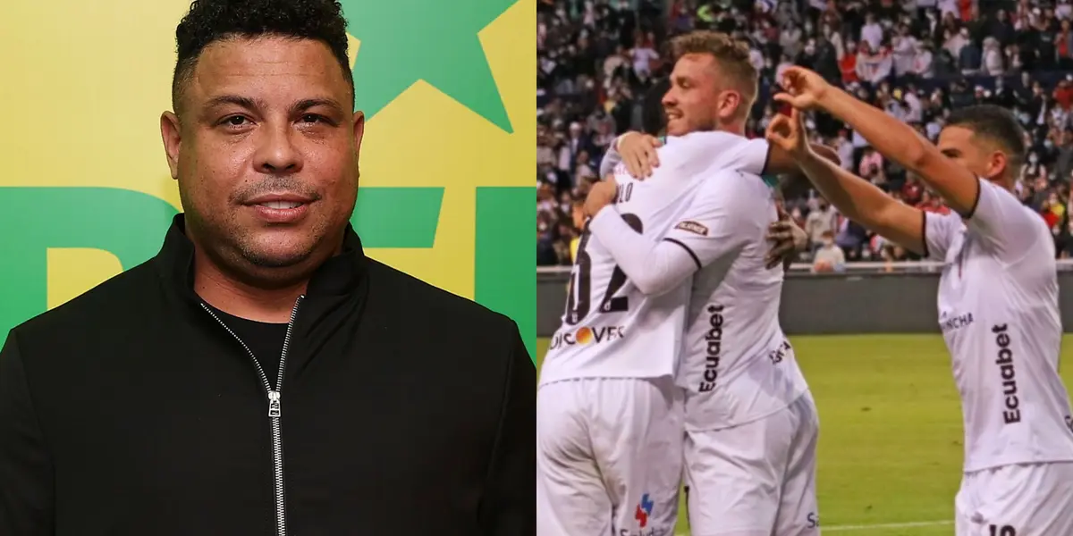 Un jugador de Liga de Quito está en la mira del Fenómeno Ronaldo, que ahora está al frente de varios equipos