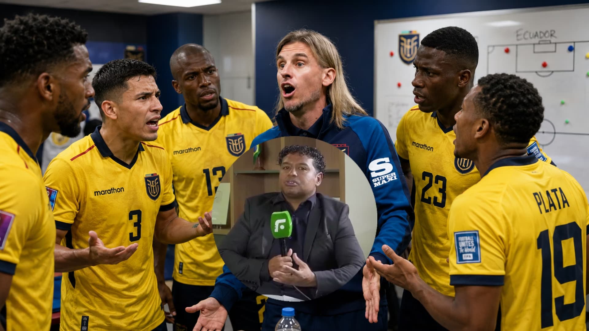 Franklin Salas con la selección de Ecuador