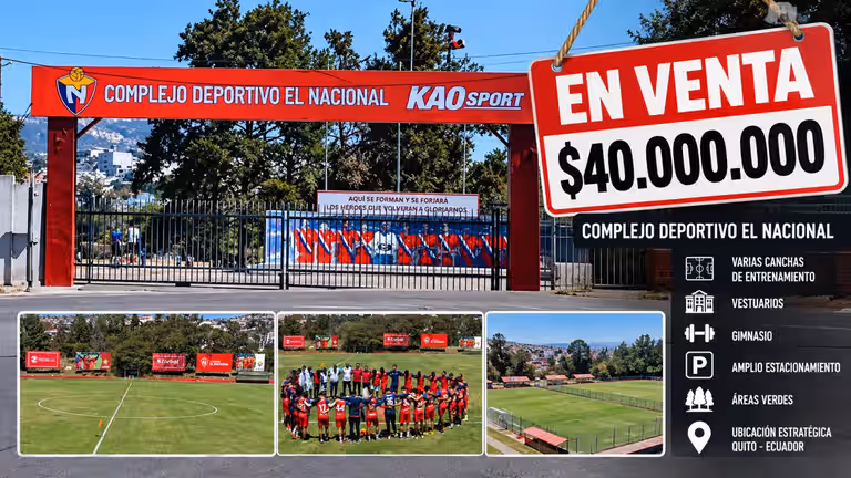 El Nacional podría vender su complejo deportivo por USD 40 millones y construir uno nuevo