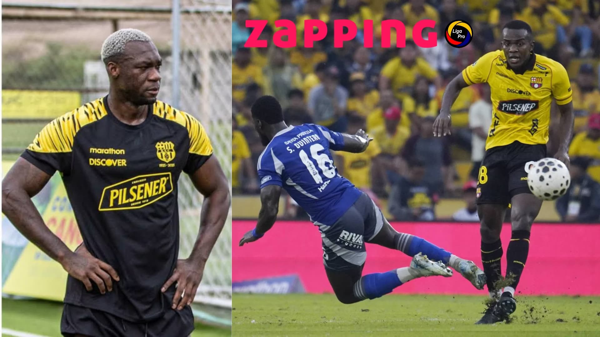 Felipe Caicedo vistiendo la camiseta de Barcelona SC