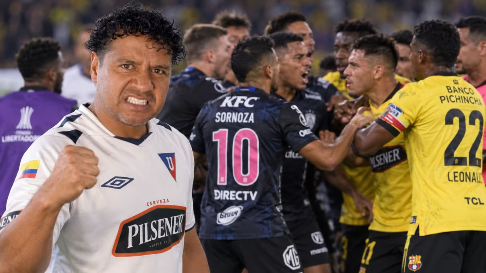 Franklin Salas con Joaquín Papa