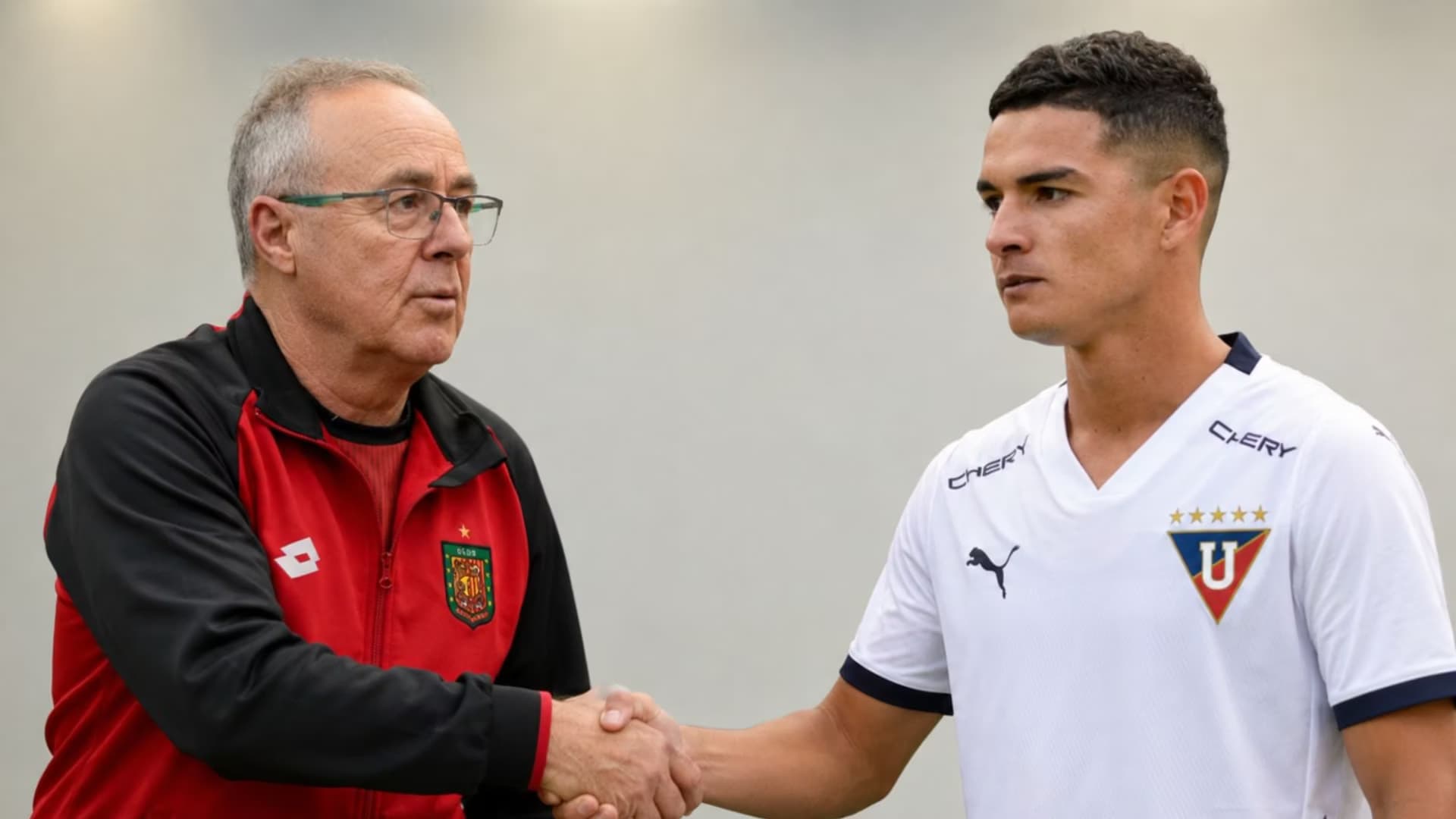 Jorge Célico y Alexander Alvarado juntos