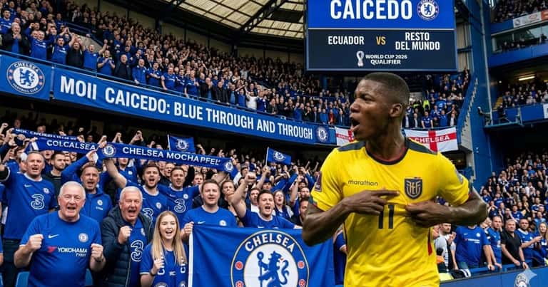 El Chelsea envió un mensaje de apoyo a Moisés Caicedo para el debut mundialista con Ecuador
