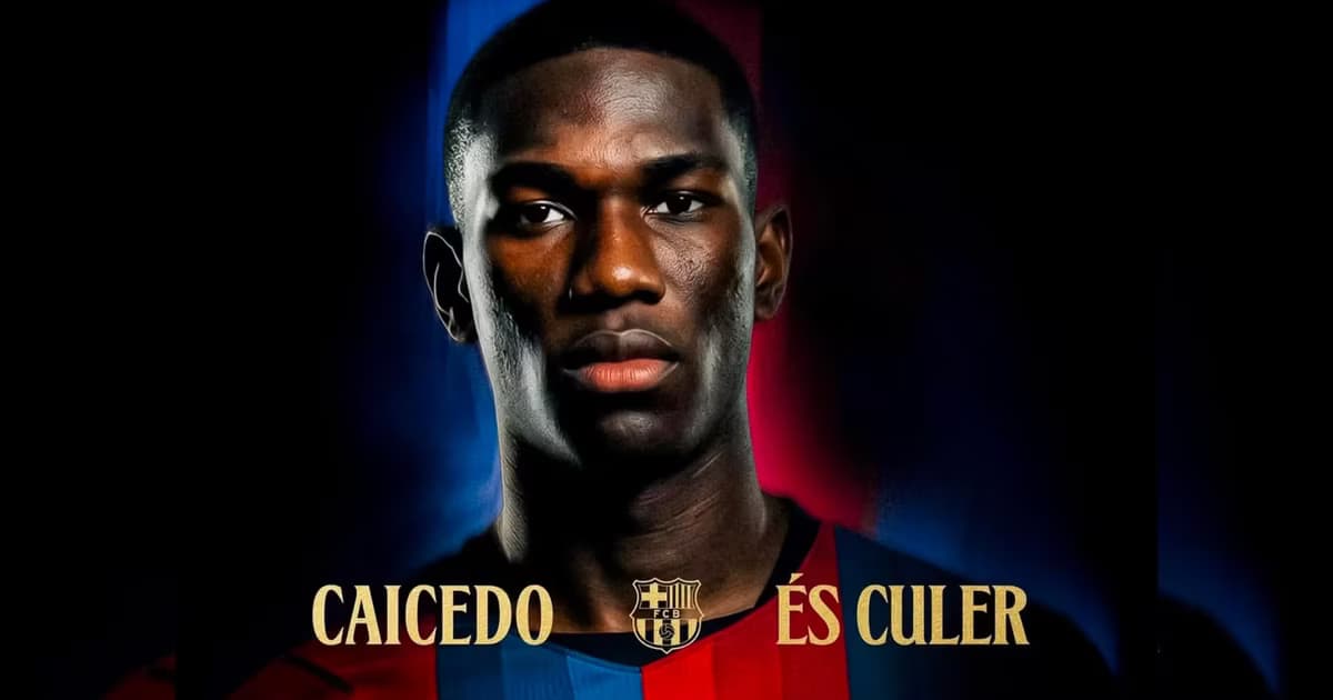 Josué Caicedo como nuevo jugador del FC Barcelona