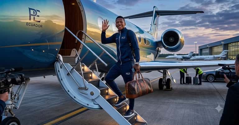 El jet privado en el que viajaría Pervis Estupiñán con su familia tendría un valor de hasta 16 millones de dólares