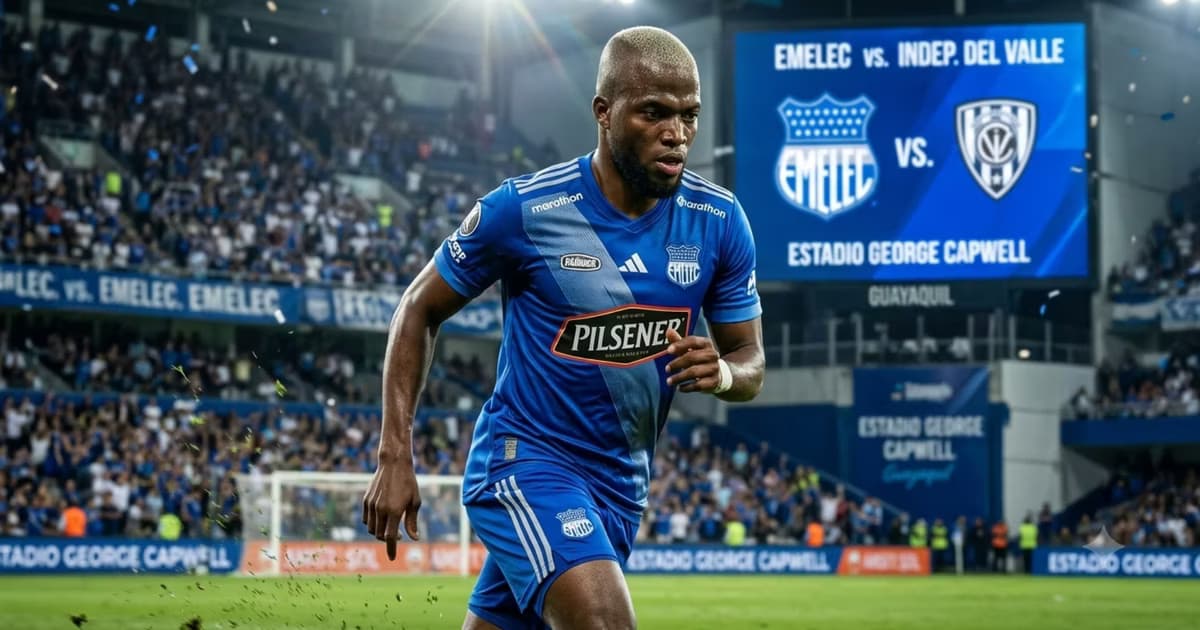 Enner Valencia con la camiseta de Emelec