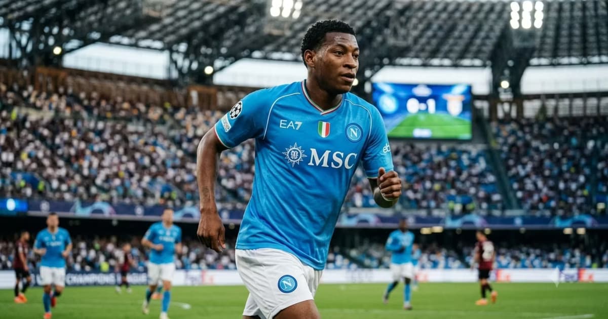Gonzalo Plata como jugador del Napoli