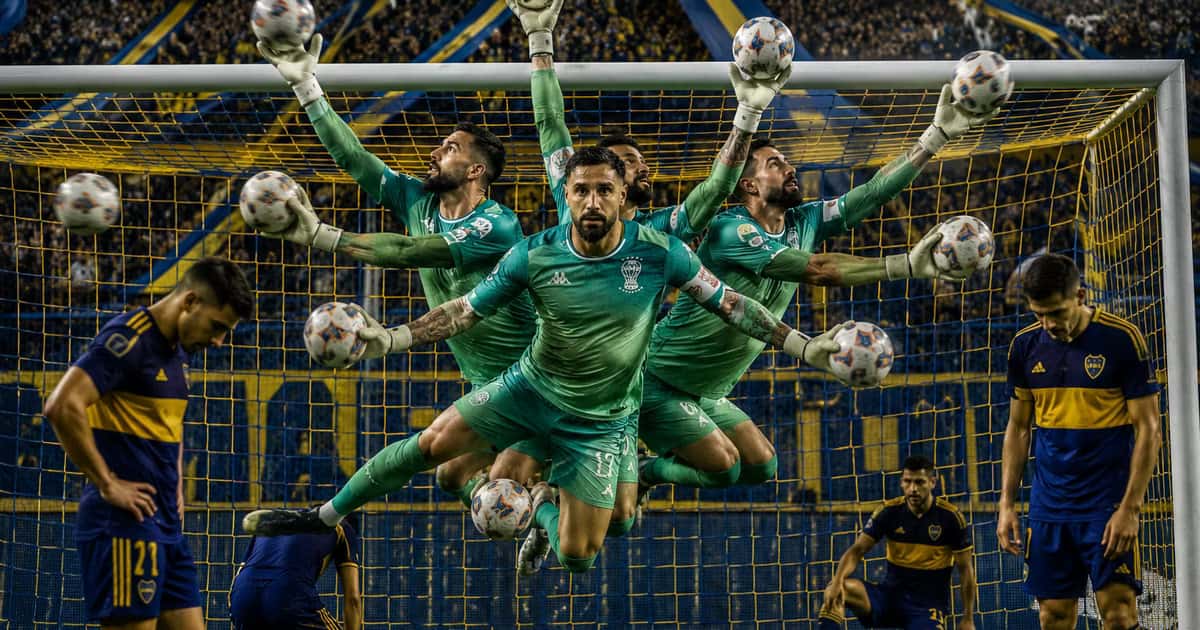 Hernán Galíndez contra Boca Juniors