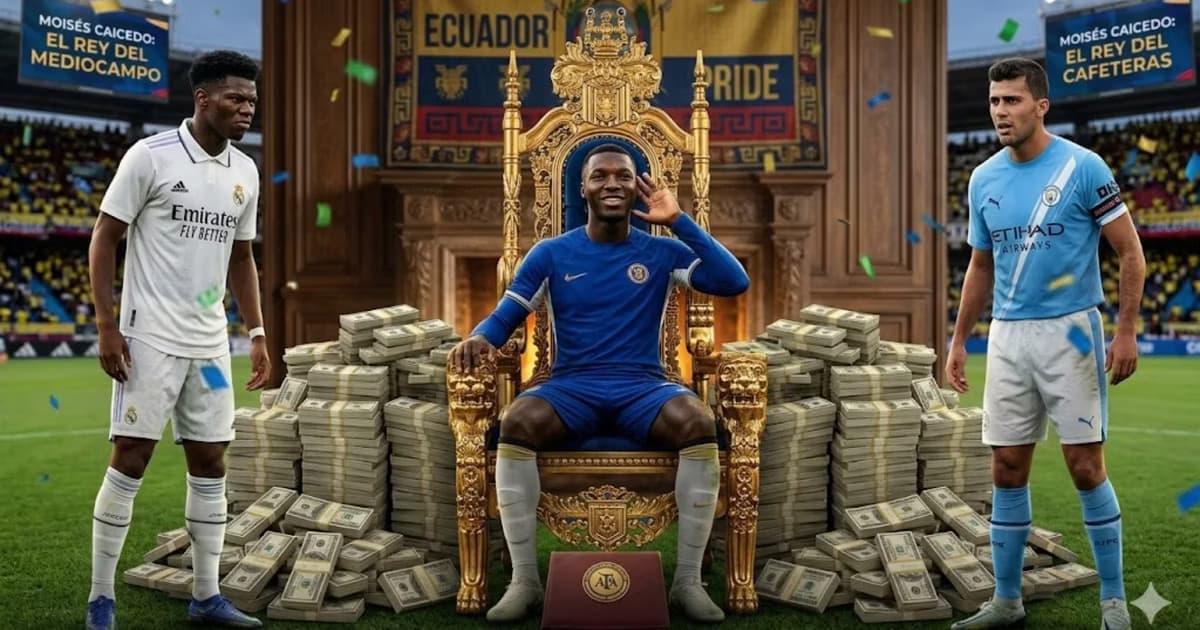 Moisés Caicedo el mediocampista más caro del mundo