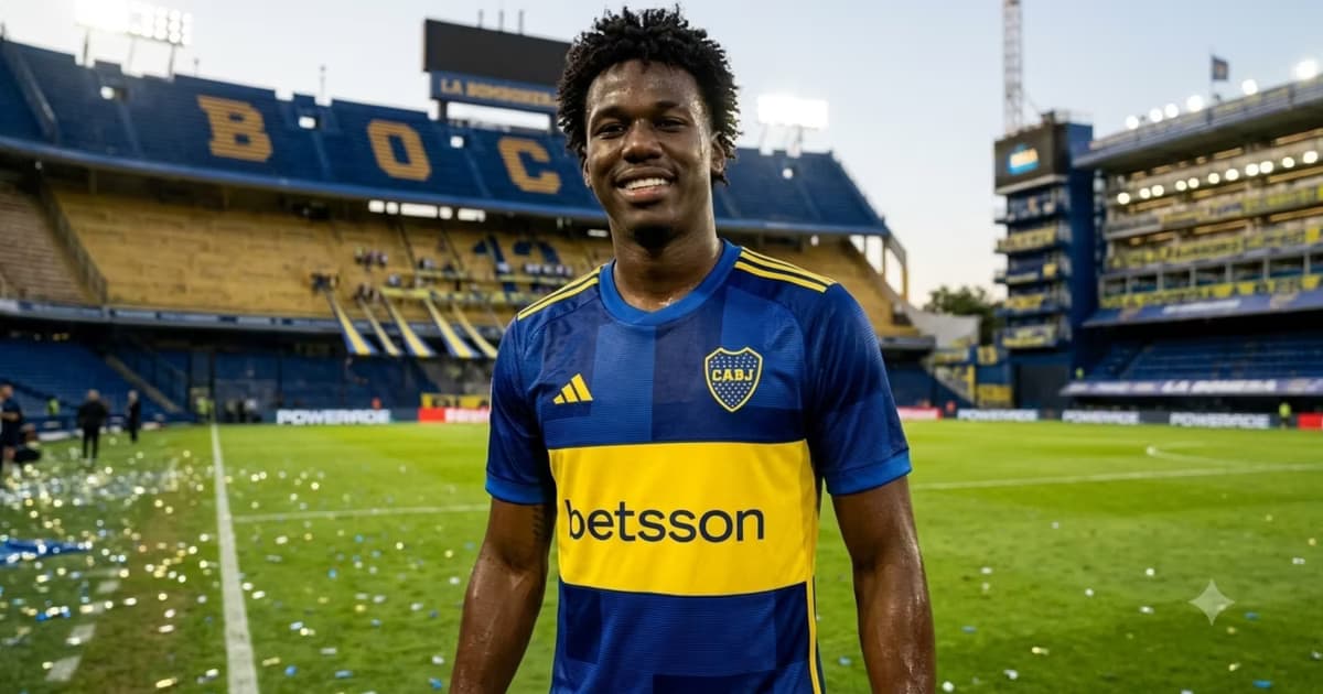 Jackson Porozo como jugador de Boca Juniors